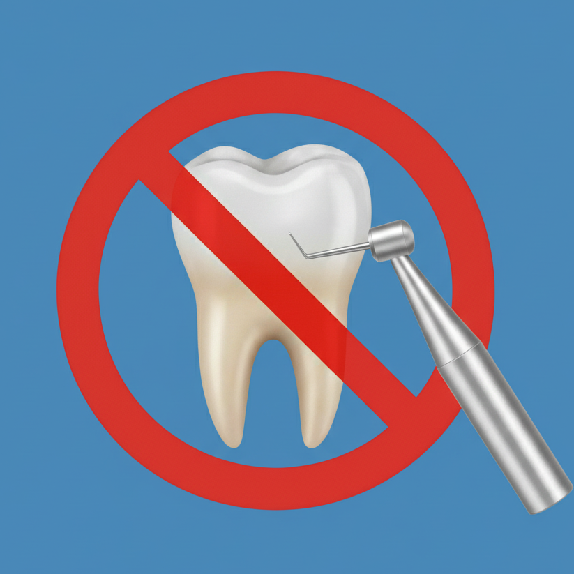 no tooth filing